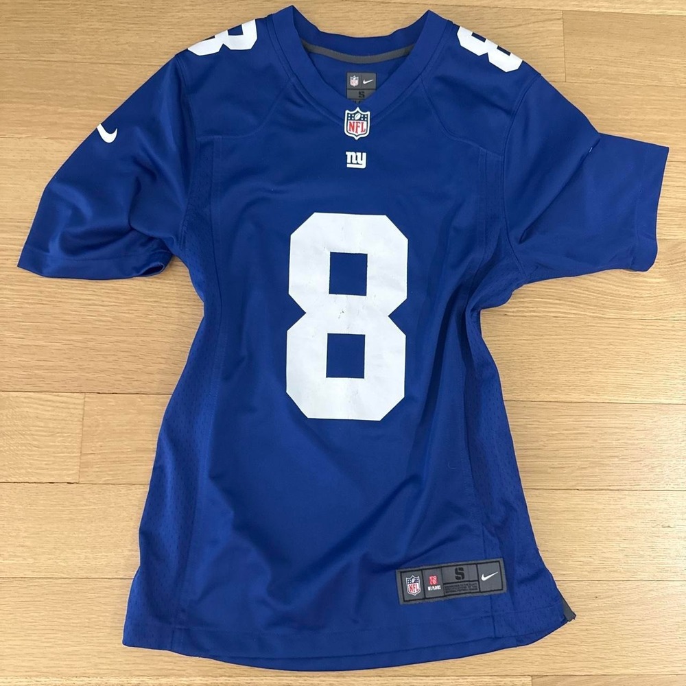 Nike New York Giants Dimes blue jersey in size S